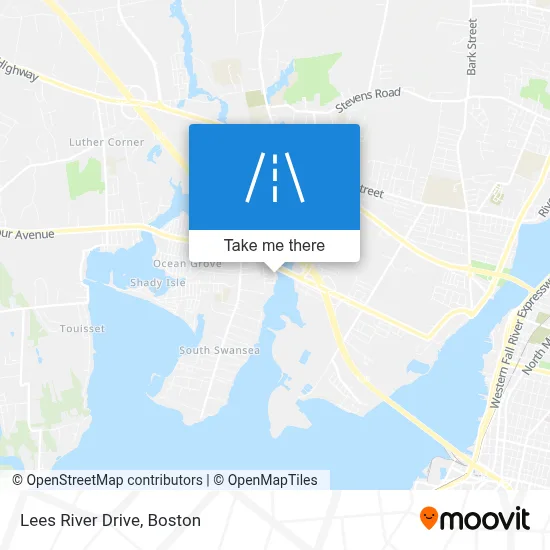 Lees River Drive map