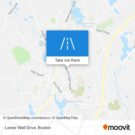 Lester Wall Drive map