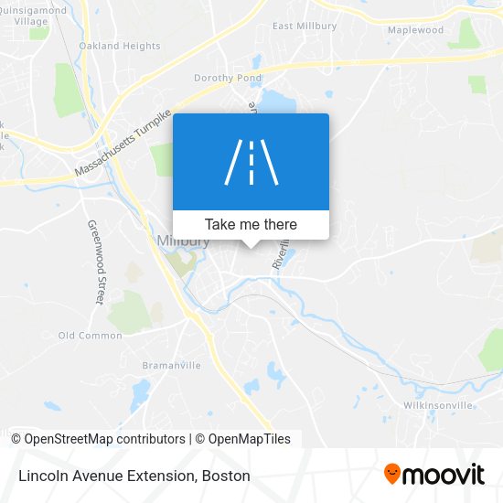 Mapa de Lincoln Avenue Extension