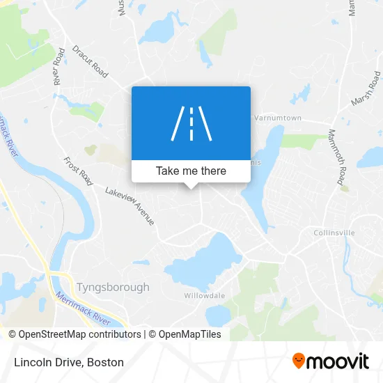 Lincoln Drive map