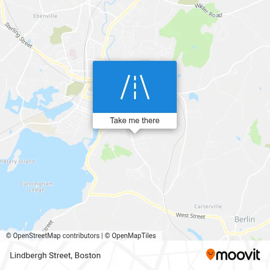 Lindbergh Street map