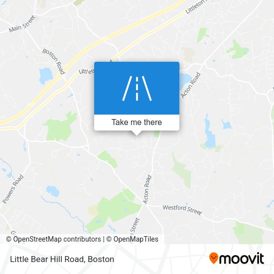 Mapa de Little Bear Hill Road