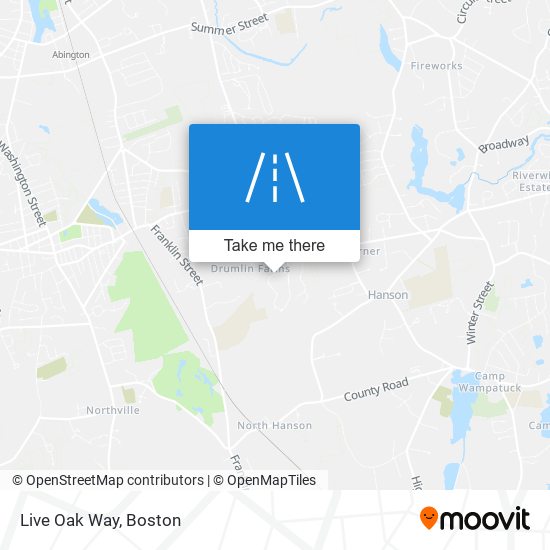 Live Oak Way map