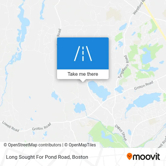 Long Sought For Pond Road map