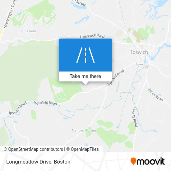 Longmeadow Drive map