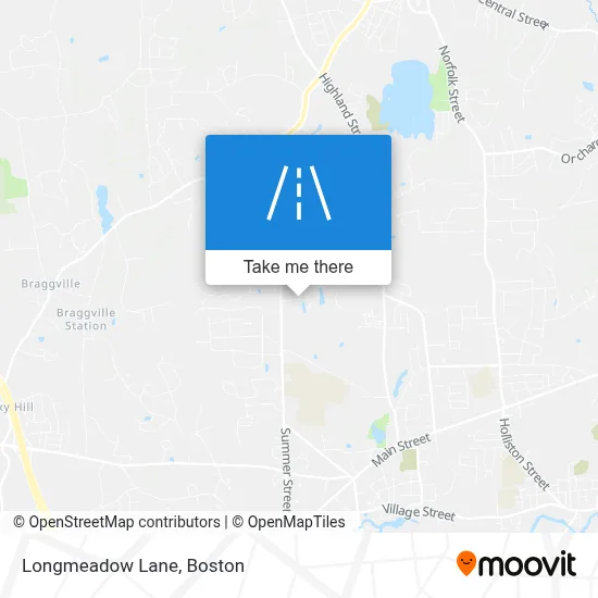 Longmeadow Lane map