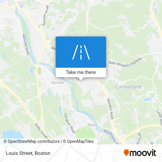 Louis Street map