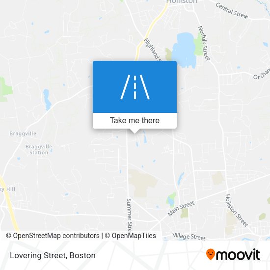 Mapa de Lovering Street