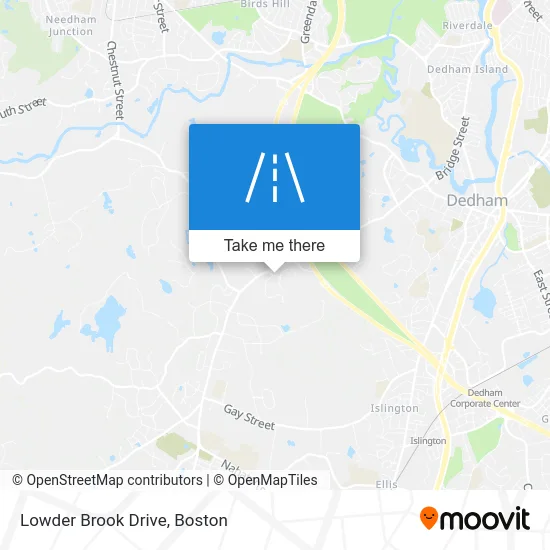 Lowder Brook Drive map