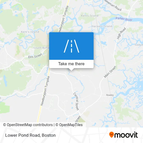 Lower Pond Road map