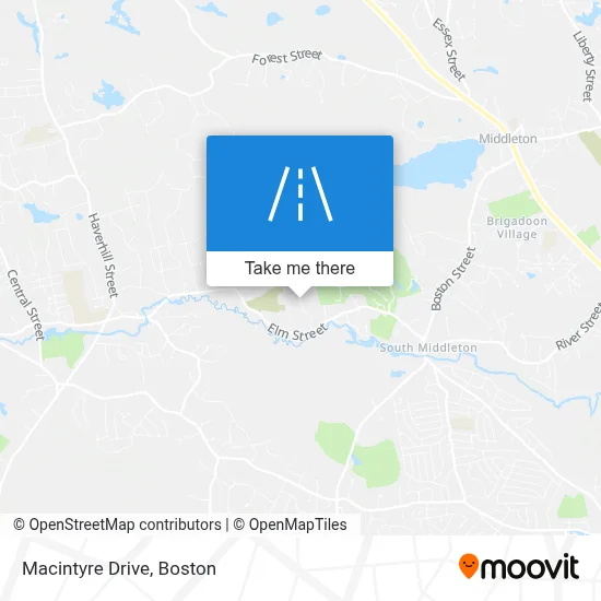 Macintyre Drive map