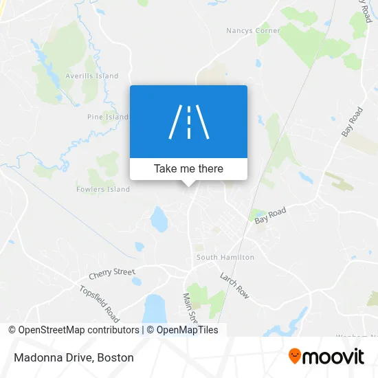 Madonna Drive map