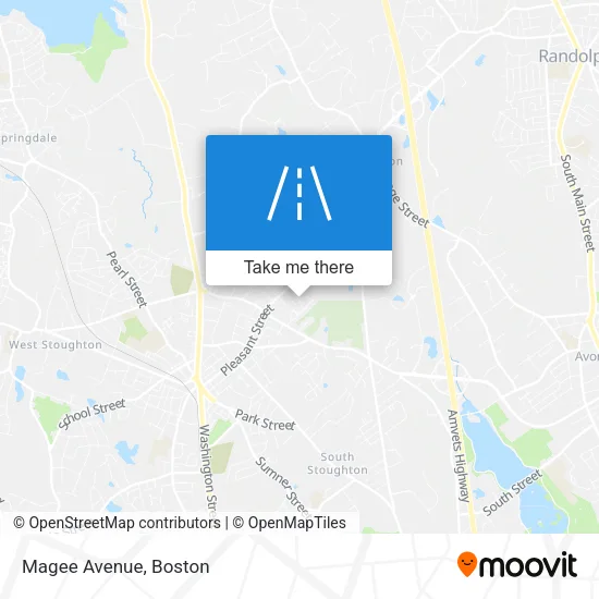 Magee Avenue map