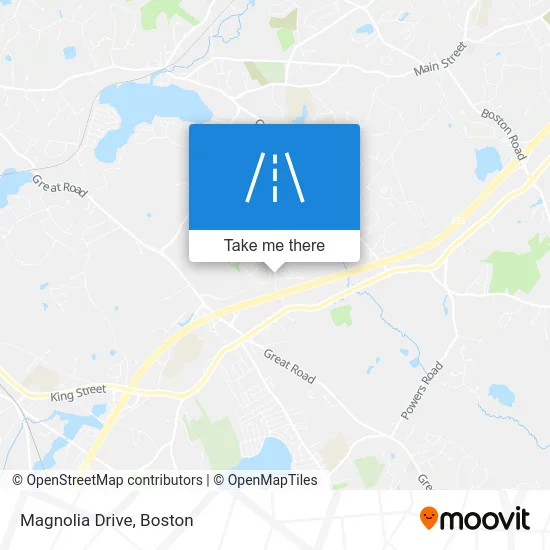 Magnolia Drive map