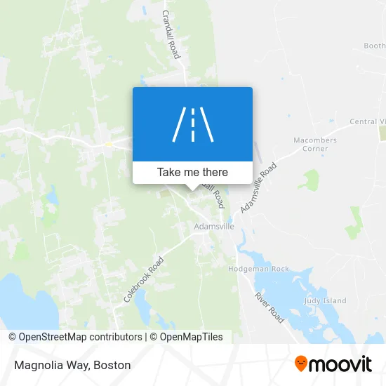 Magnolia Way map