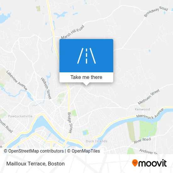Mailloux Terrace map