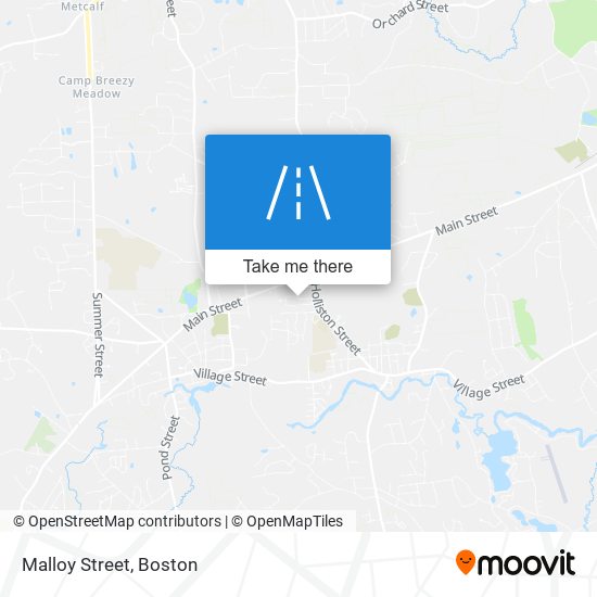 Malloy Street map