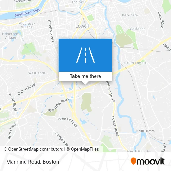 Manning Road map