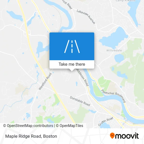 Maple Ridge Road map