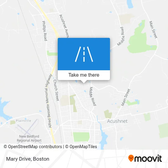 Mary Drive map