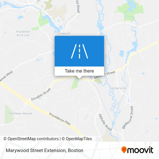 Marywood Street Extension map