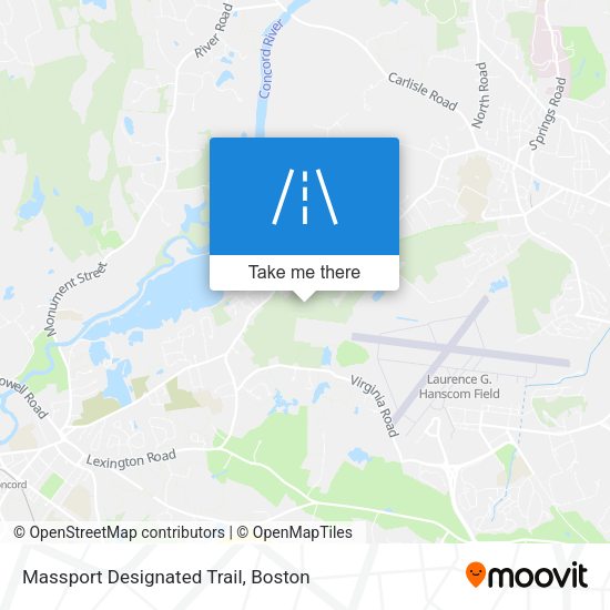 Massport Designated Trail map