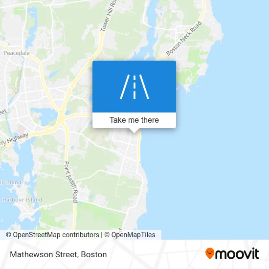 Mathewson Street map