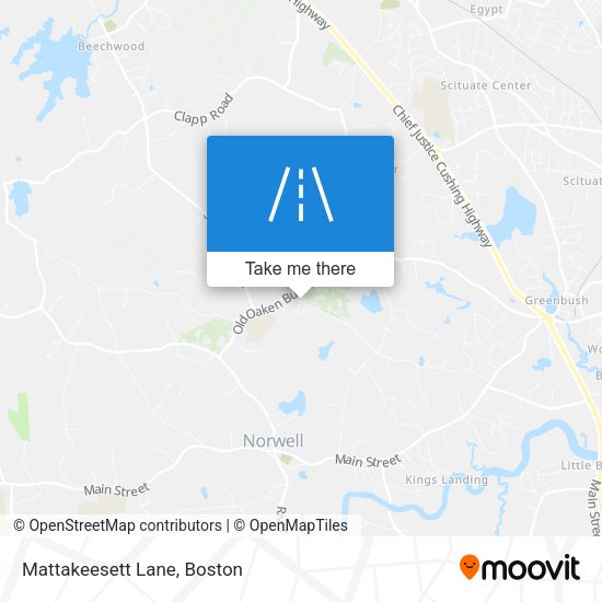 Mapa de Mattakeesett Lane