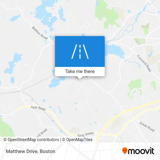 Matthew Drive map