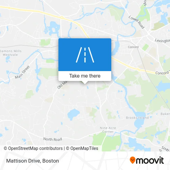 Mattison Drive map