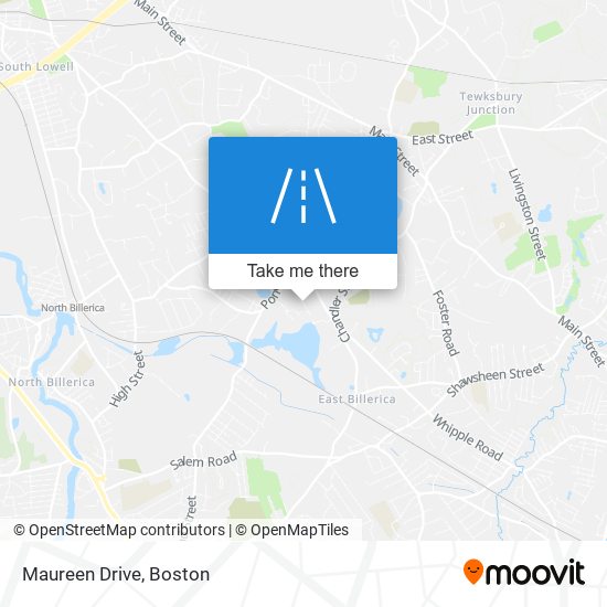 Maureen Drive map