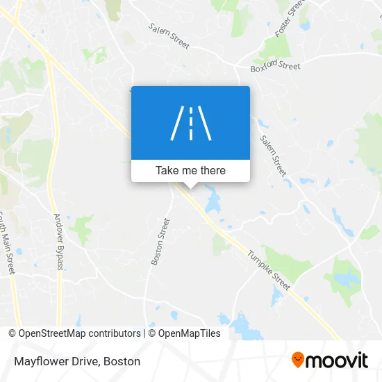 Mayflower Drive map