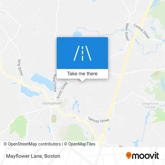 Mayflower Lane map