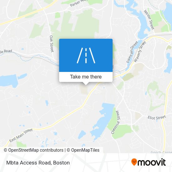 Mapa de Mbta Access Road