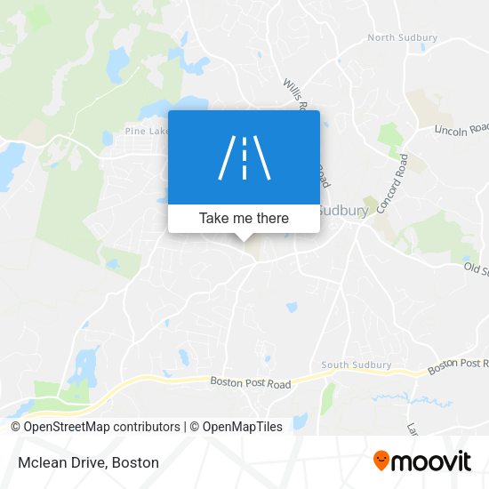 Mclean Drive map