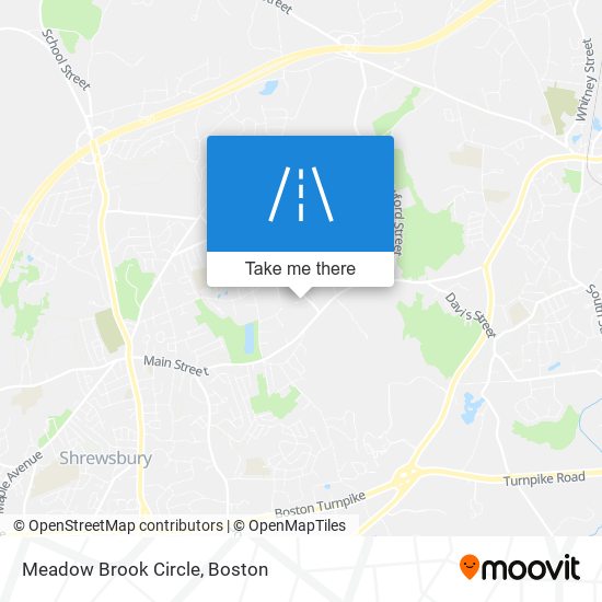 Meadow Brook Circle map