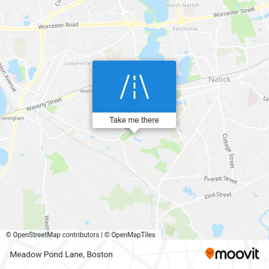 Meadow Pond Lane map
