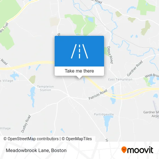 Meadowbrook Lane map