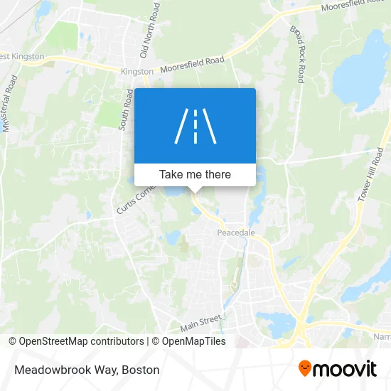 Meadowbrook Way map
