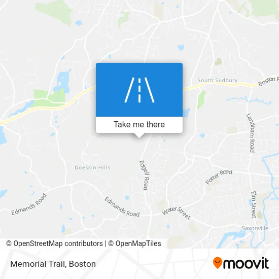 Memorial Trail map