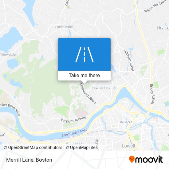 Mapa de Merrill Lane
