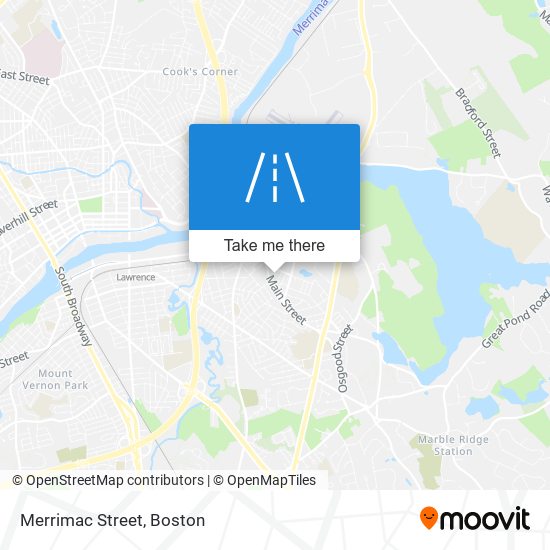 Merrimac Street map