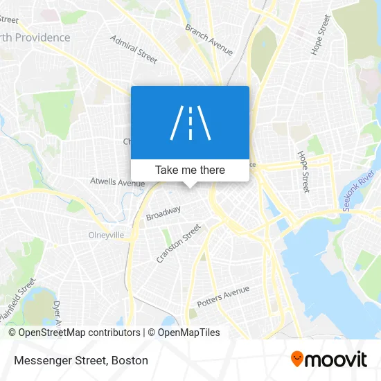 Messenger Street map