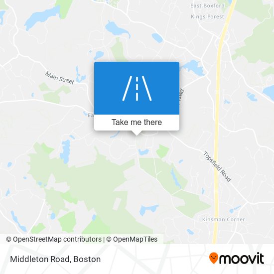 Middleton Road map