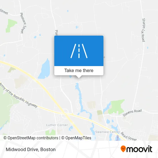 Midwood Drive map