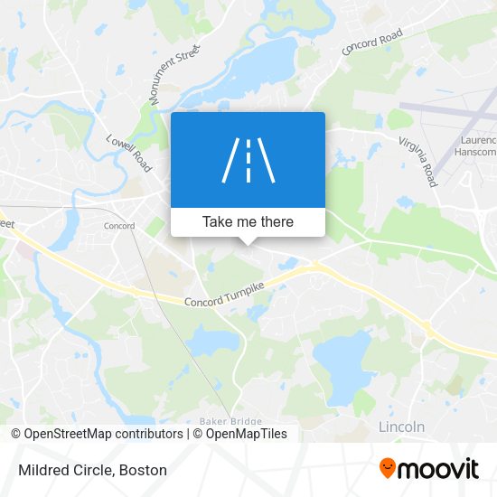 Mapa de Mildred Circle