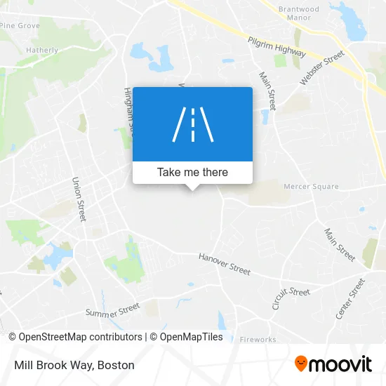 Mill Brook Way map