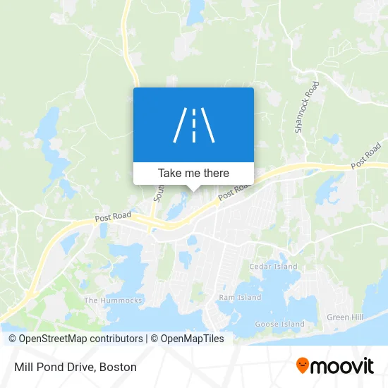 Mill Pond Drive map