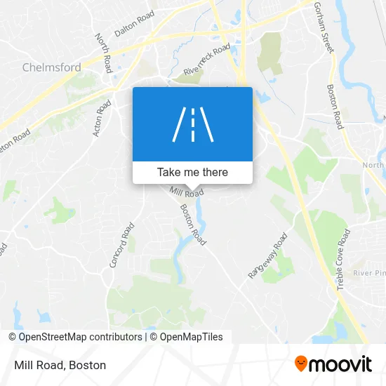 Mill Road map