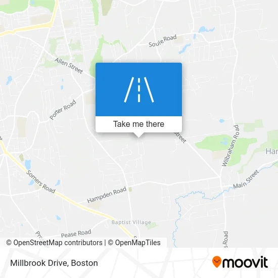 Millbrook Drive map